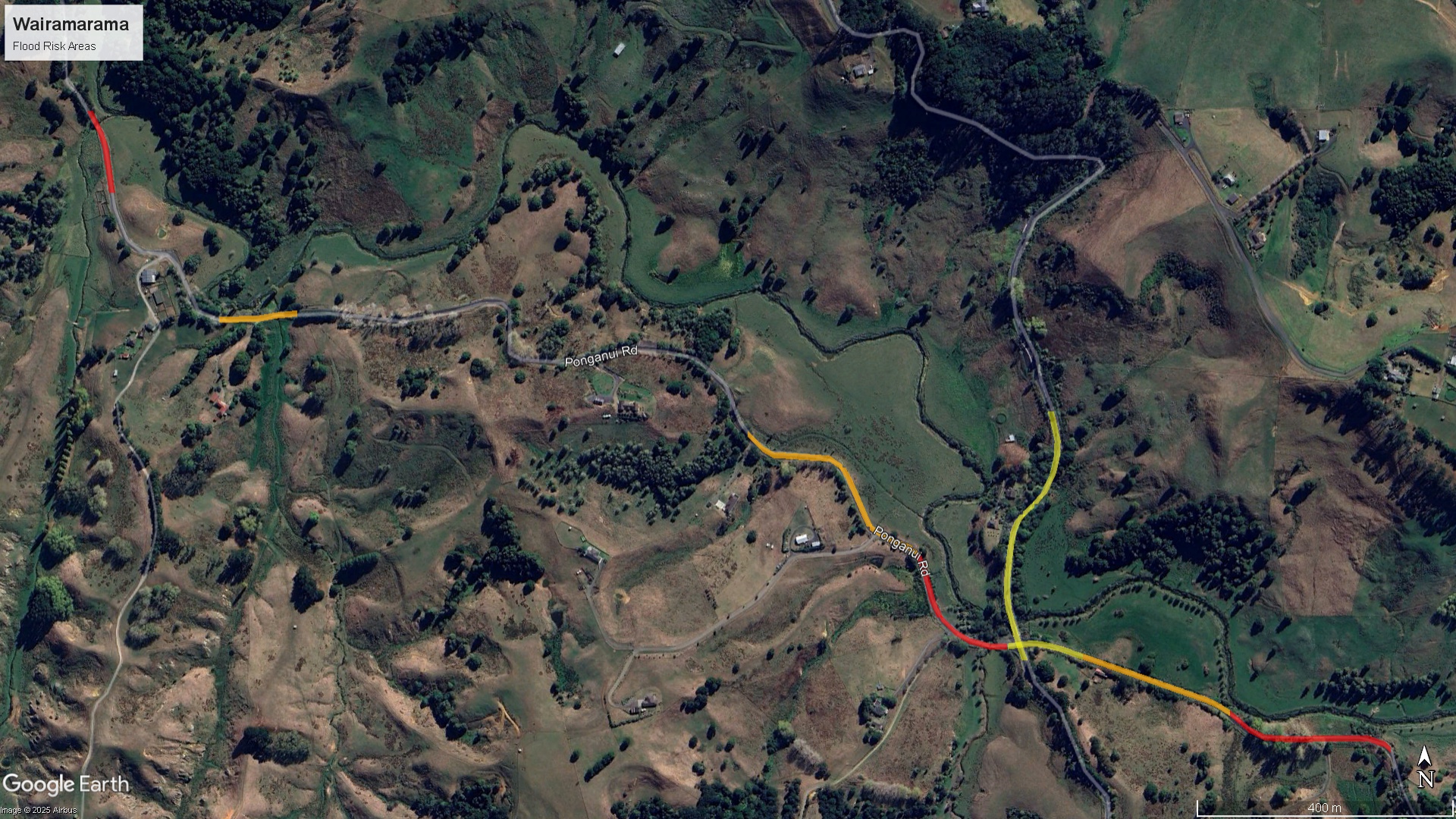 Wairamarama Flood Risk Areas